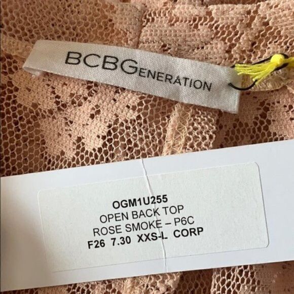 đť…şBCBGENERATION Open Back Top Blouse Shirt - Picture 9 of 10